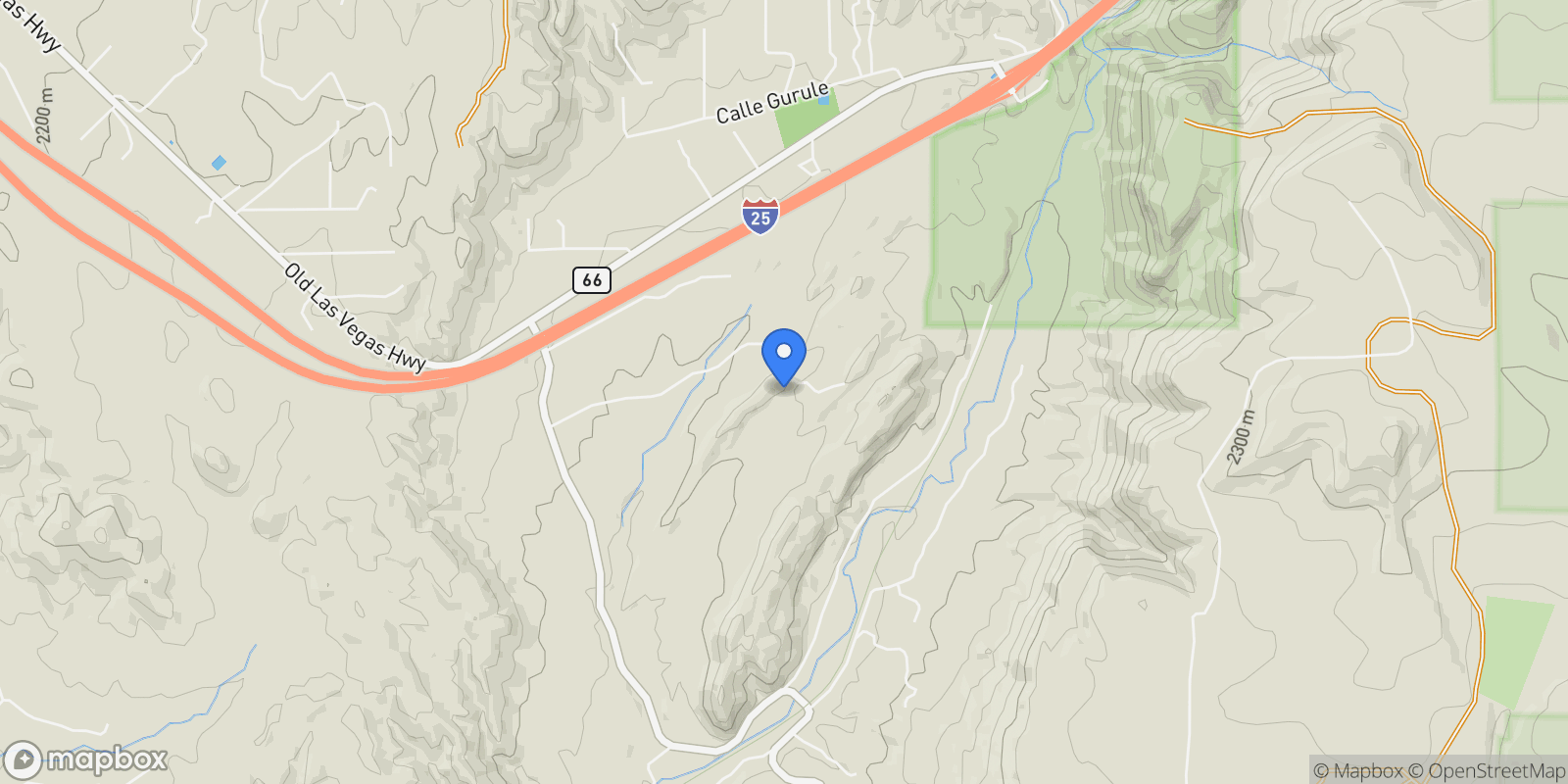 Map showing 69 Ranchos Canoncito , Santa Fe, NM 87508, Santa Fe, New Mexico, United States.