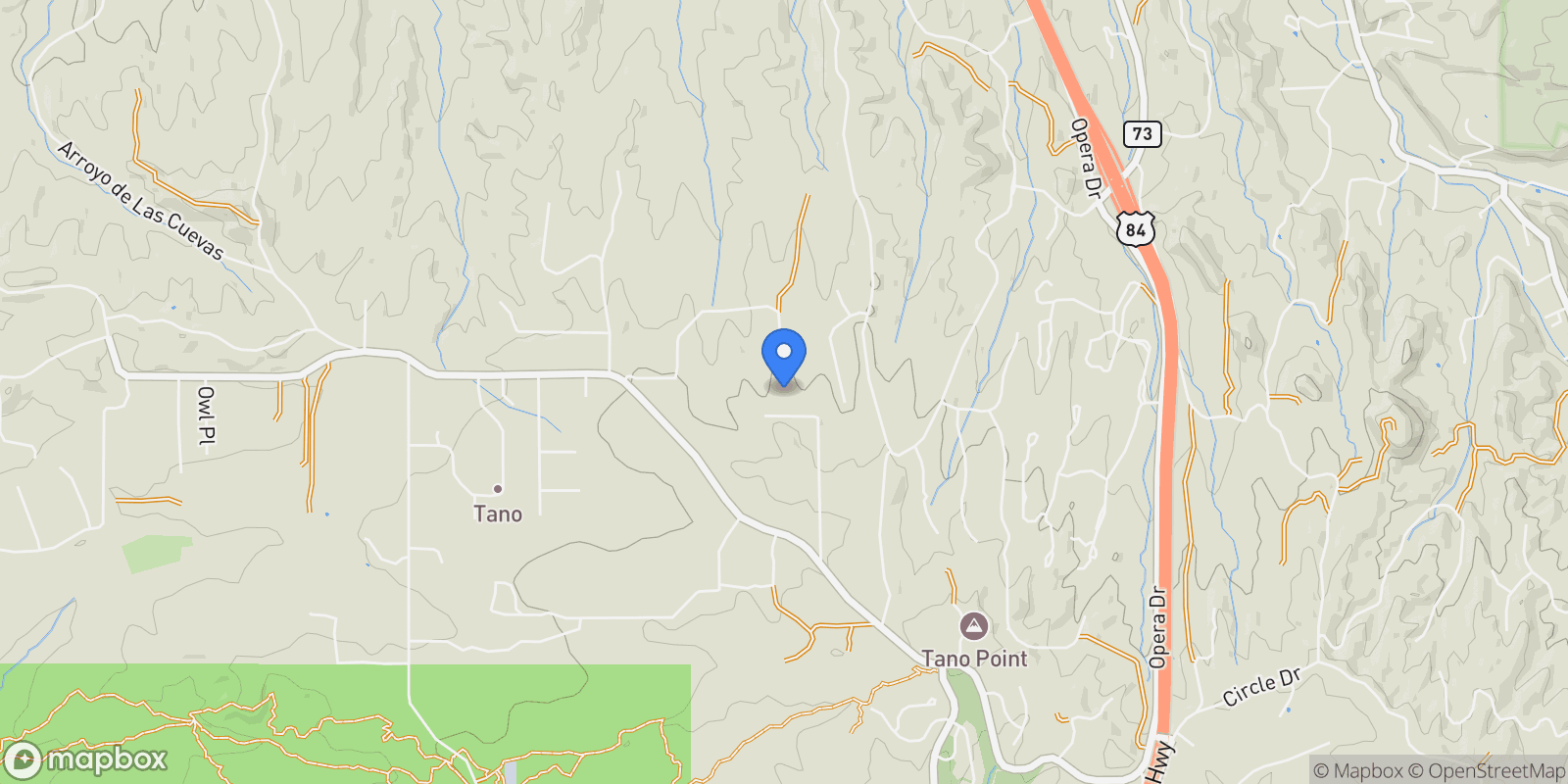 Map showing 46 Polaris Road , Santa Fe, NM 87506, Santa Fe, New Mexico, United States.