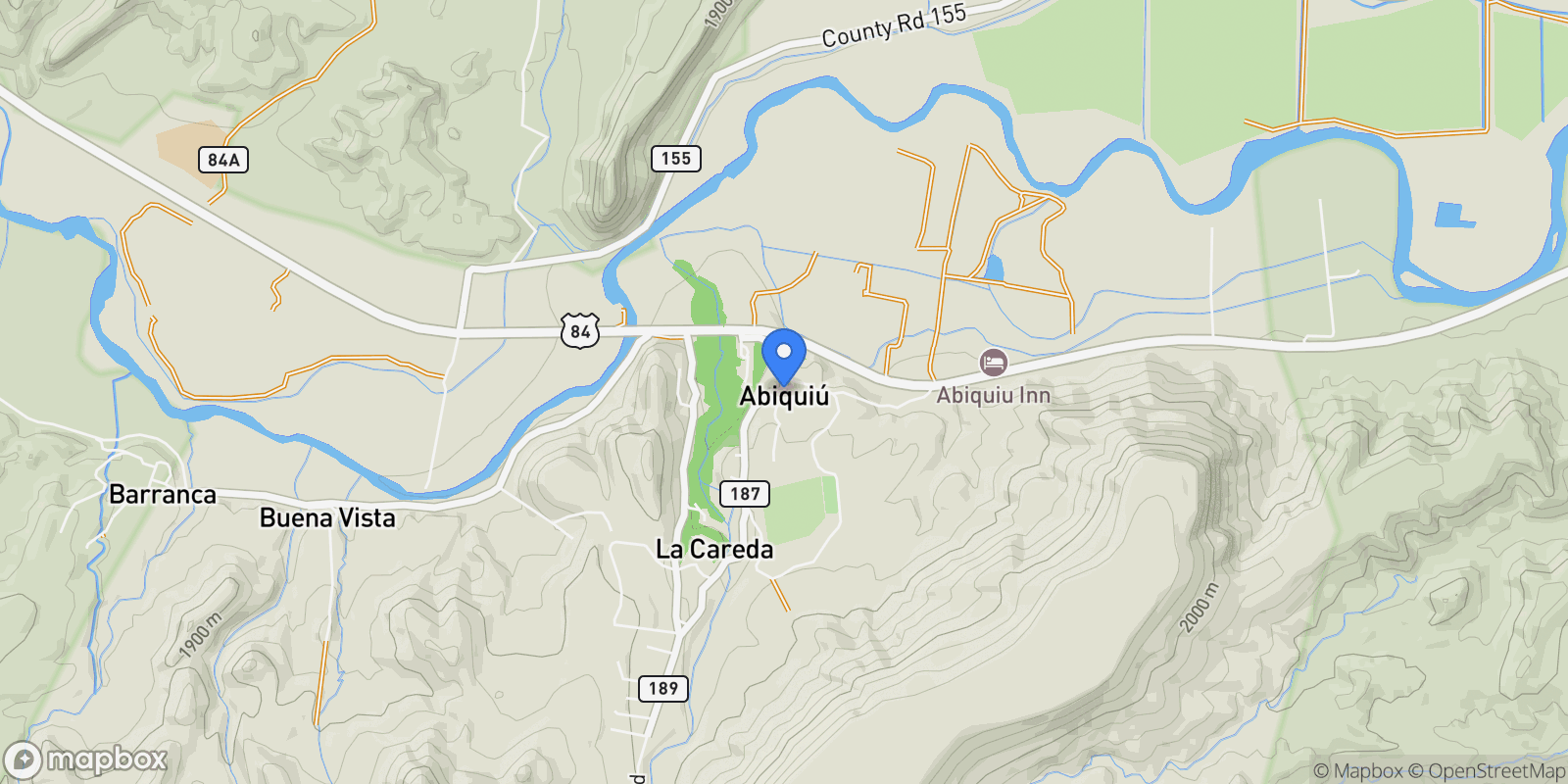 Map showing Abiquiu, NM 87510, Abiquiu, New Mexico, United States.