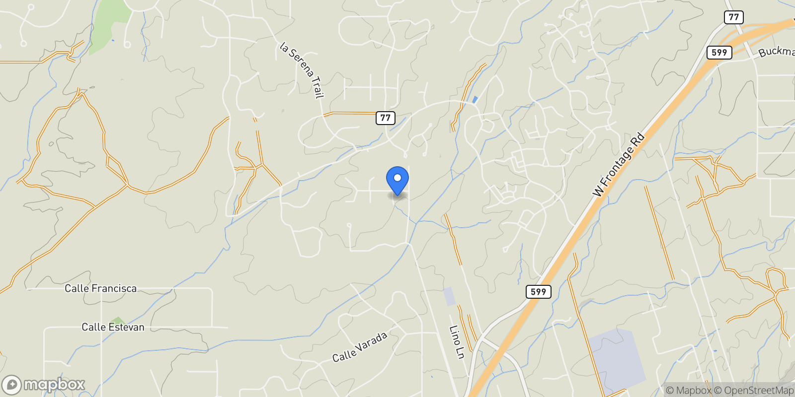 Map showing 4 Sierra Verde , Santa Fe, NM 87507, Santa Fe, New Mexico, United States.