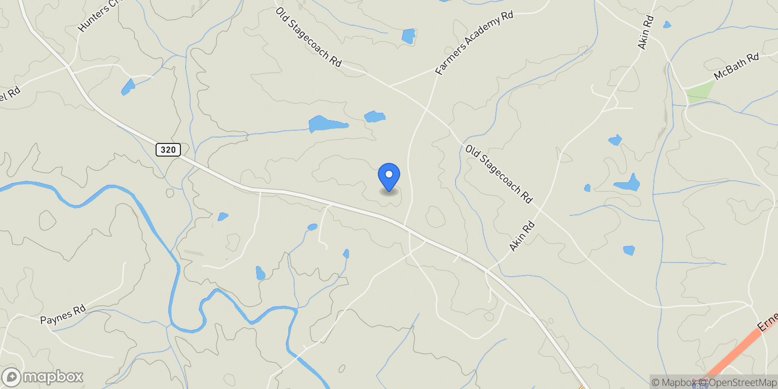 Map showing Carnesville, Georgia, United States.
