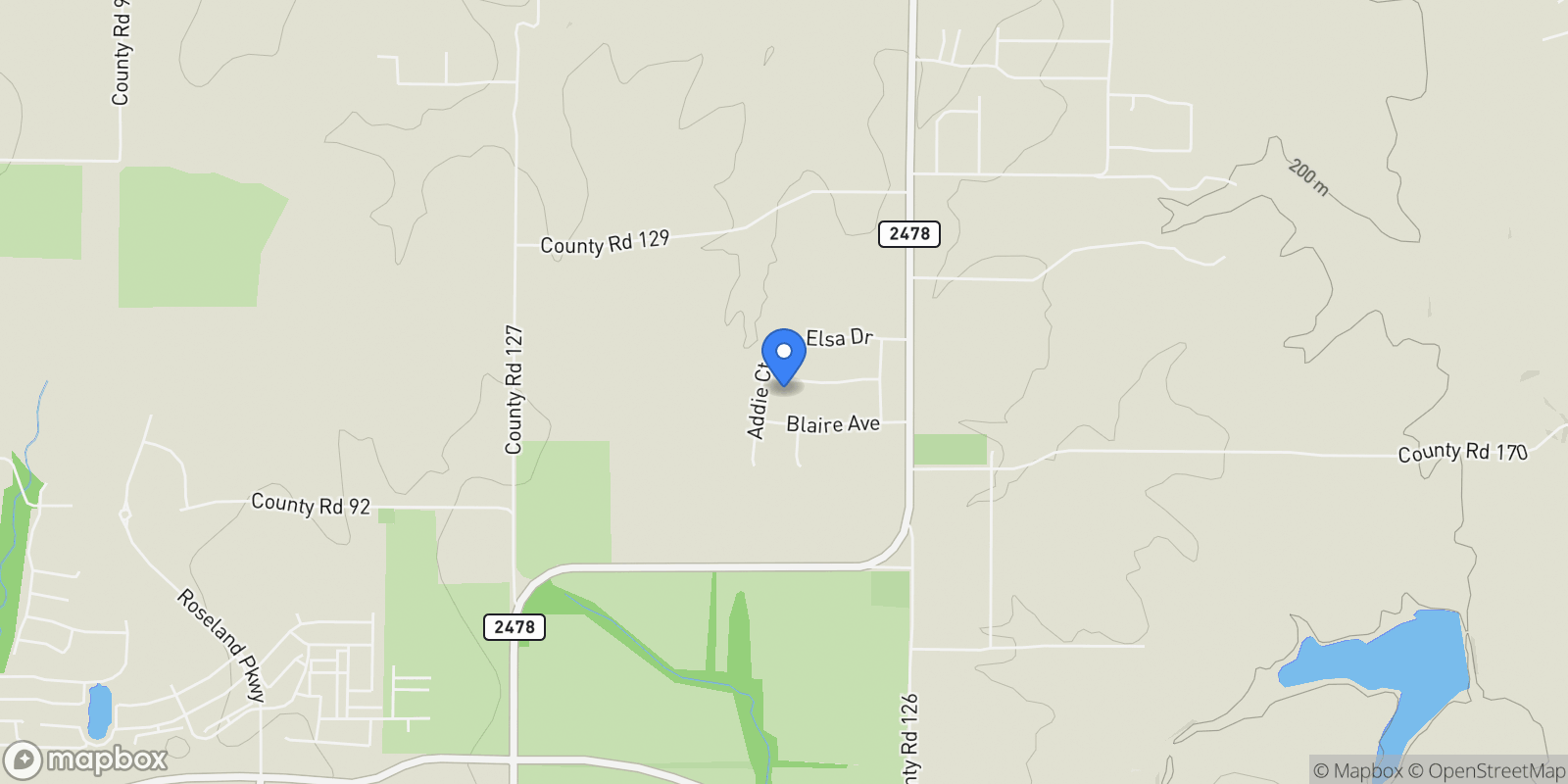 Map showing 3821 Pandora Drive, Celina, Texas, United States.