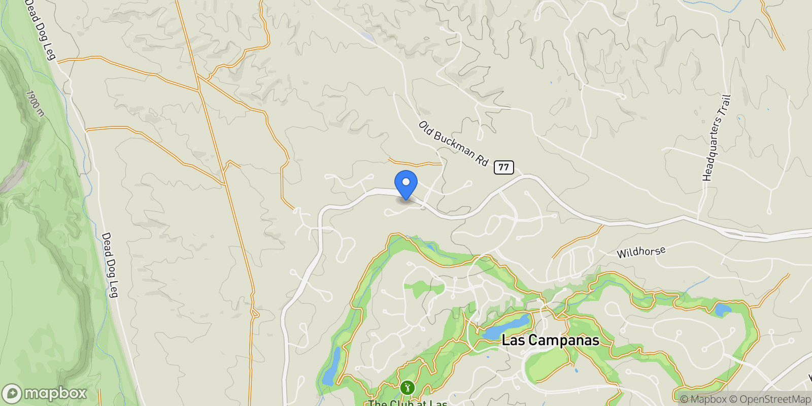 Map showing 11 Via De Las Yeguas, Santa Fe, NM 87506, Santa Fe, New Mexico, United States.