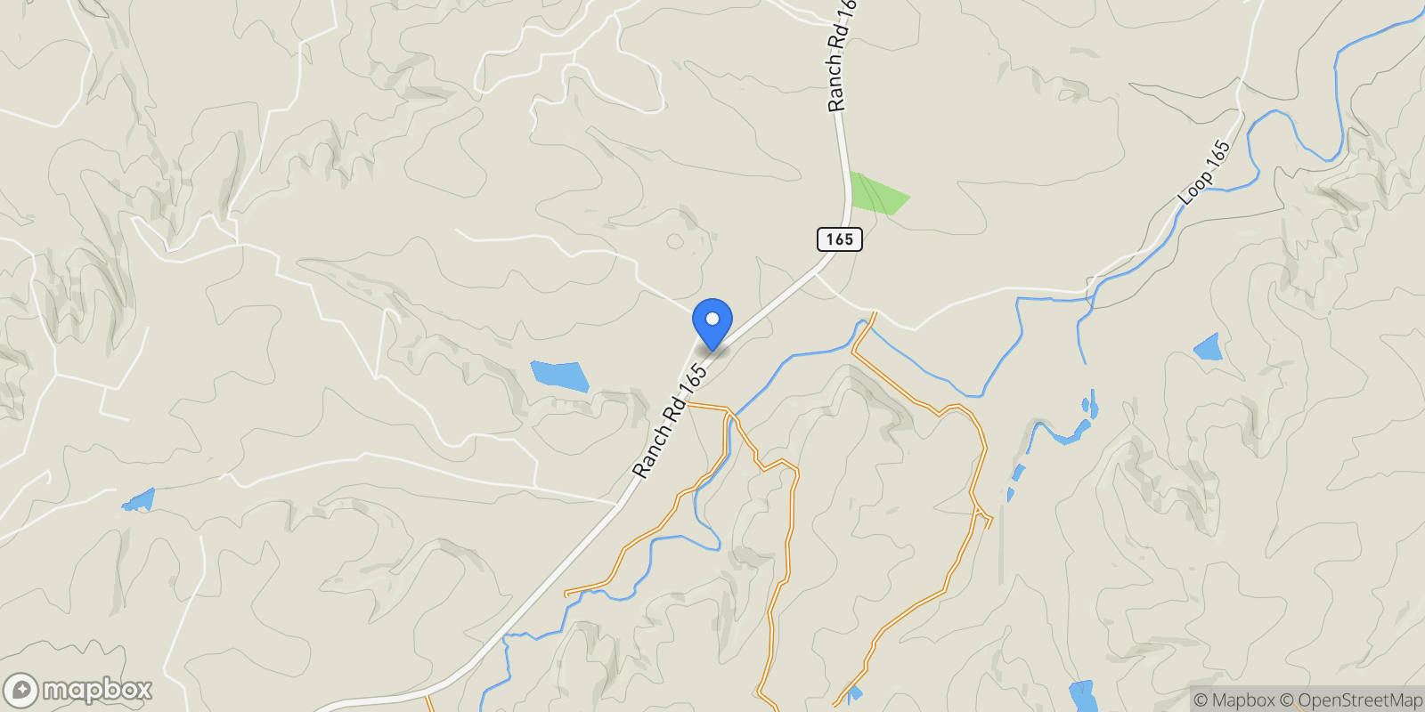Map showing 3300 FM 165 - Lot 14, Dripping Springs, TX, 78620, USA, Dripping Springs, Texas, United States.