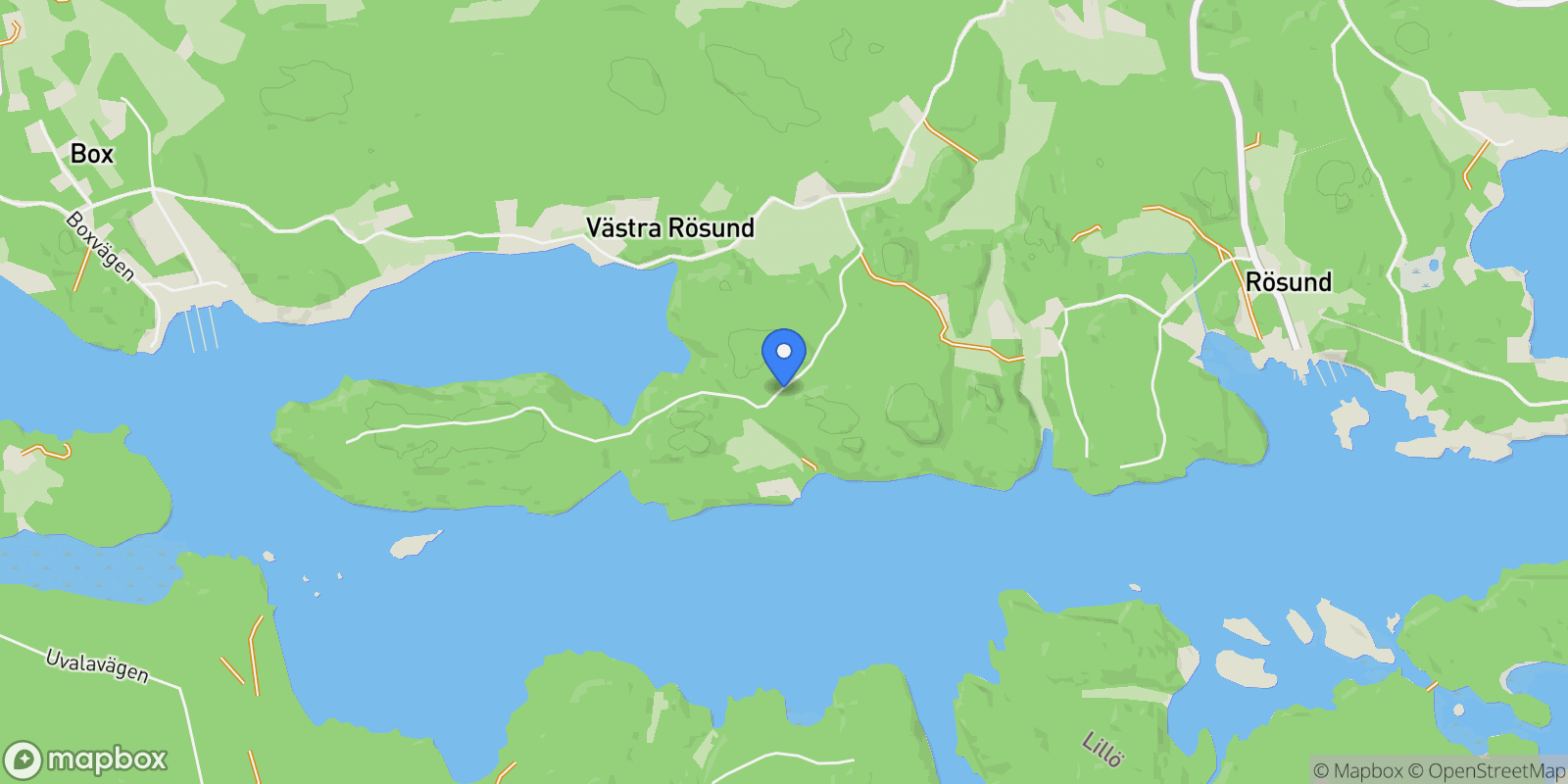 Map showing Kamparholmsvägen 58, 10600 Raseborg, Finland, Finland.