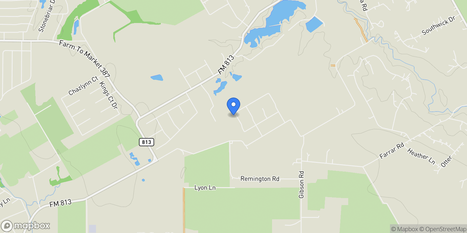 Map showing 133 Liv Meadow Way, Waxahachie, Texas, United States.