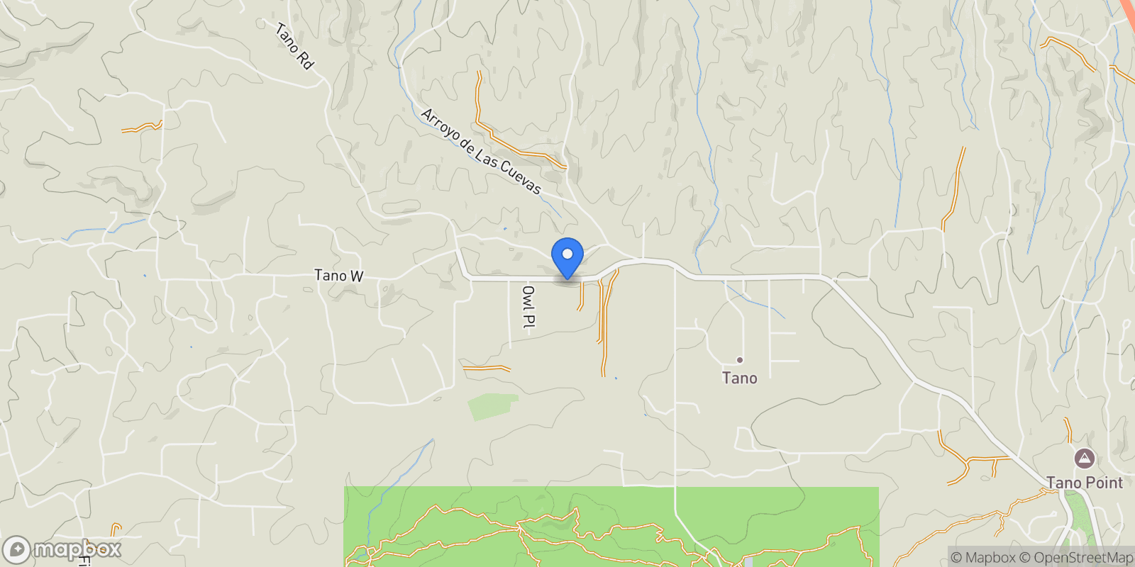 Map showing 272 Tano Road , Santa Fe, NM 87506, Santa Fe, New Mexico, United States.