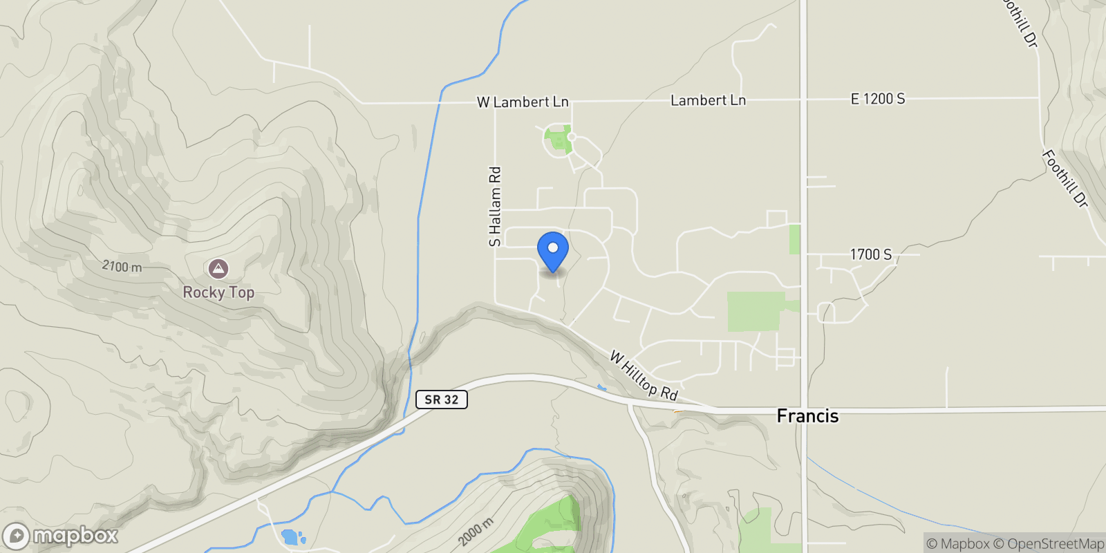 Map showing 823 W SUMMIT HAVEN CIR, Kamas, Utah, United States.
