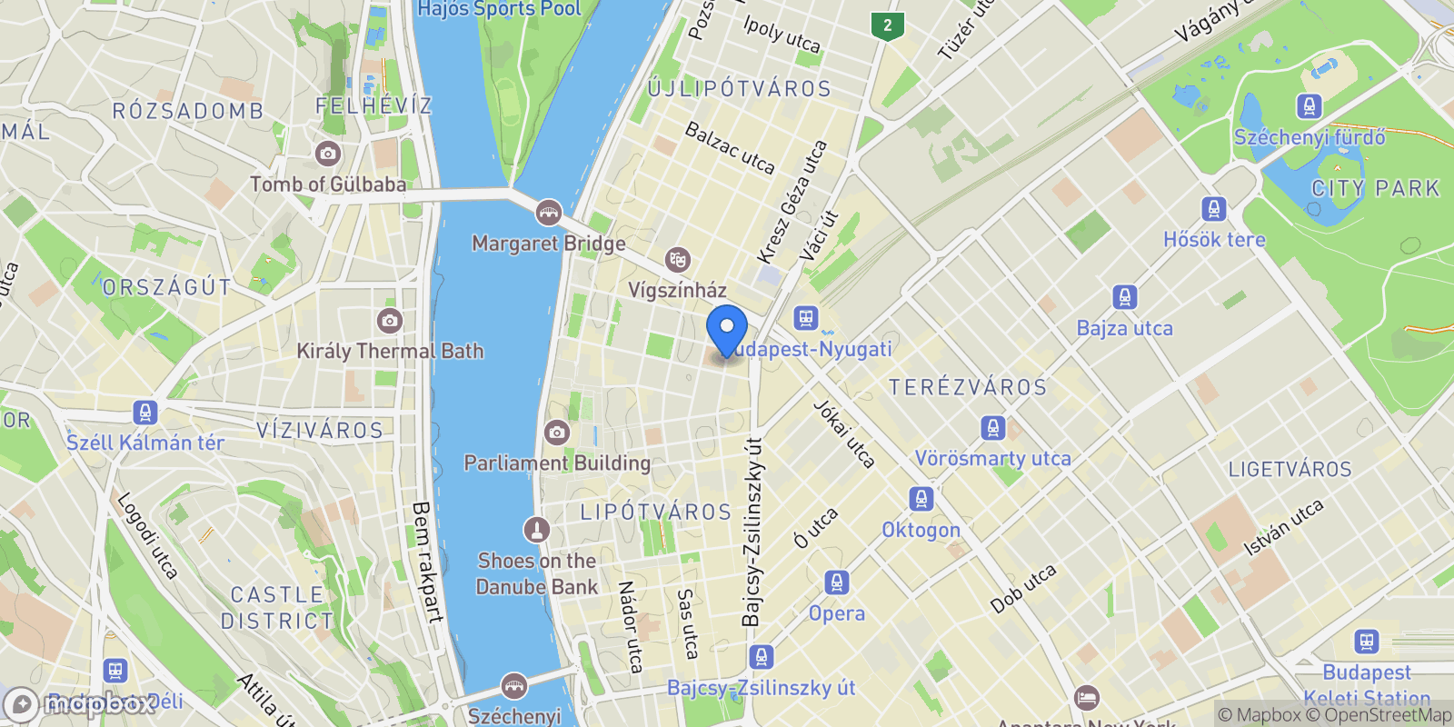 Map showing Bihari János, Budapest, Budapest, Hungary.