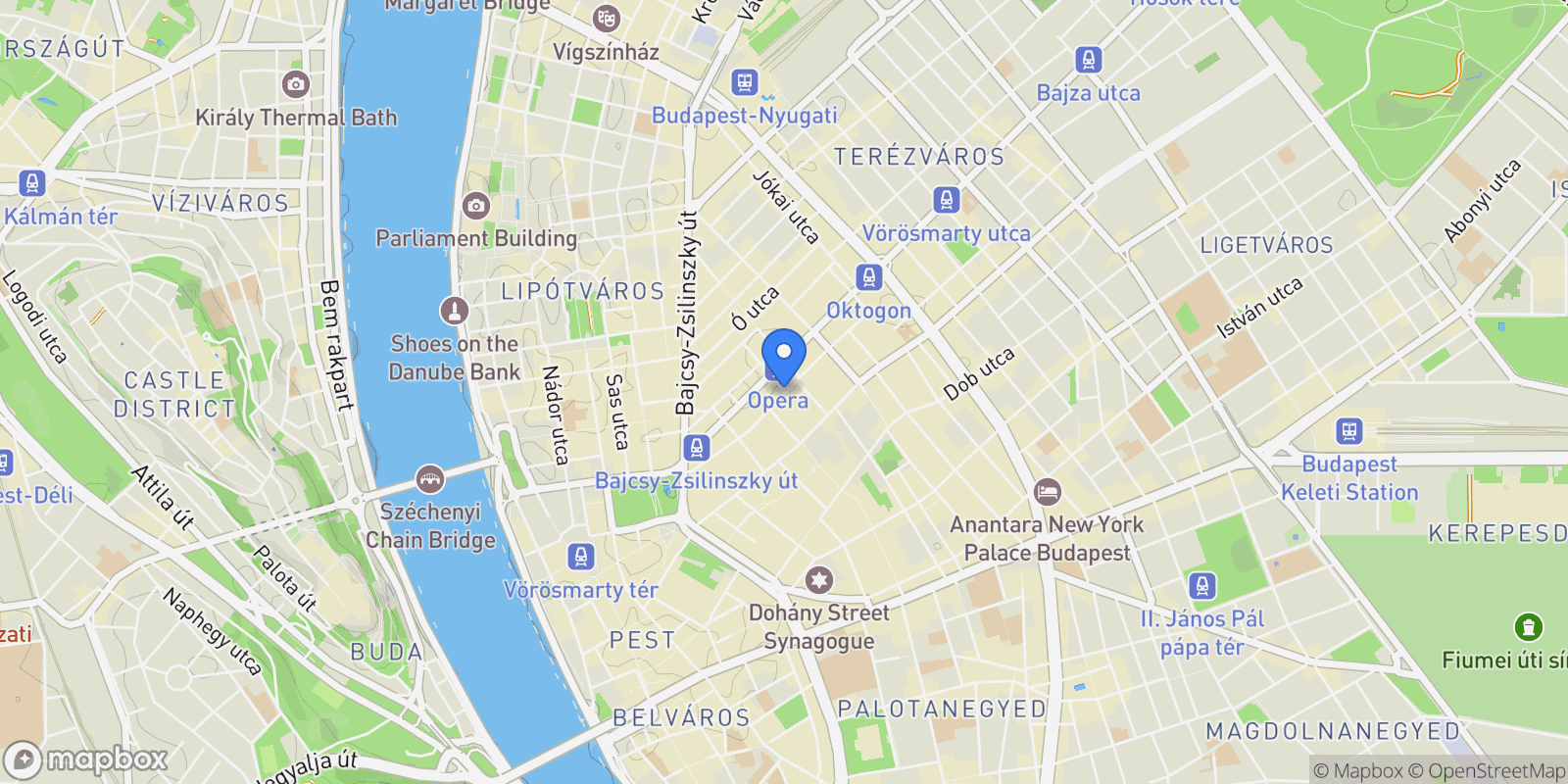 Map showing Paulay Ede, Budapest, Budapest, Hungary.