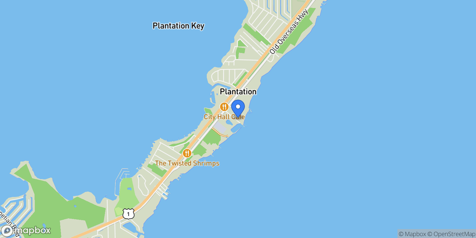 Map showing 140 Aregood Ln , C2, Plantation Key, FL 33036, Islamorada, Florida, United States.