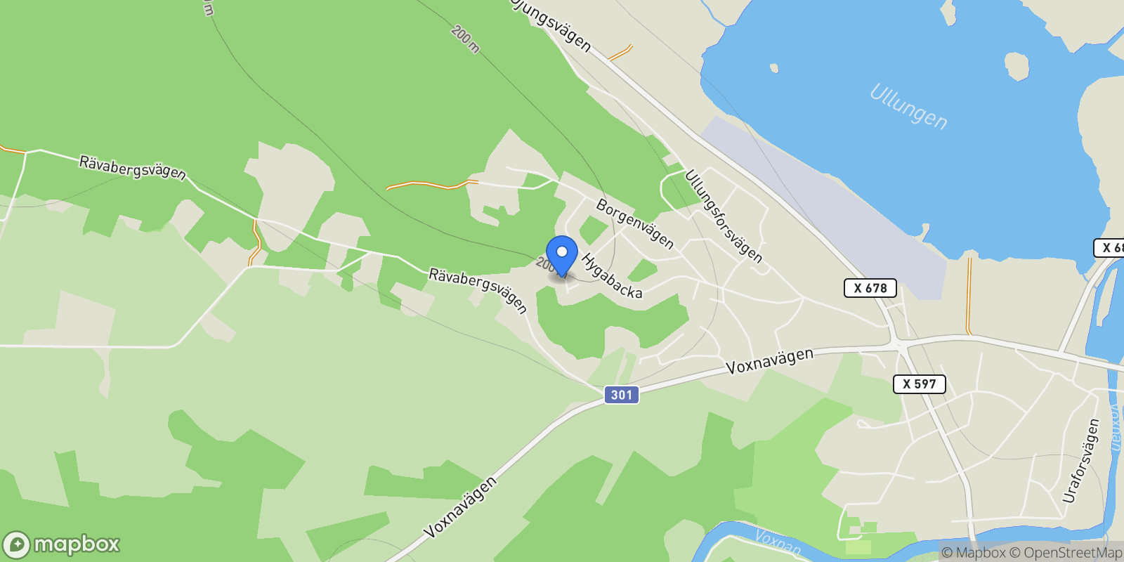 Map showing Brydestuesträtet 8, Skanör, AB 23933, Edsbyn, Gavleborg County, Sweden.