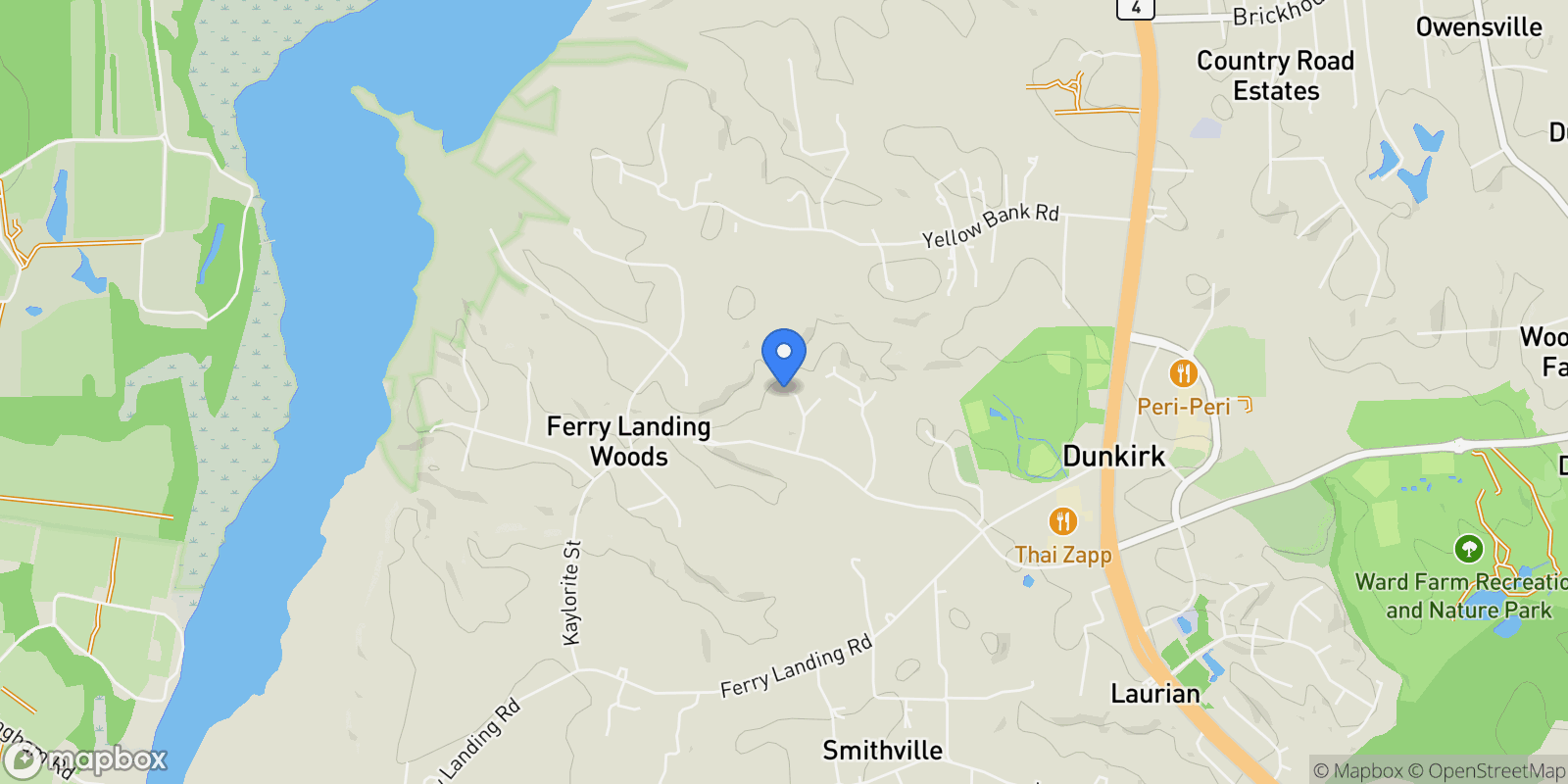 Map showing 10612 TANEY CT COURT, DUNKIRK, MD 20754, Dunkirk, Maryland, United States.