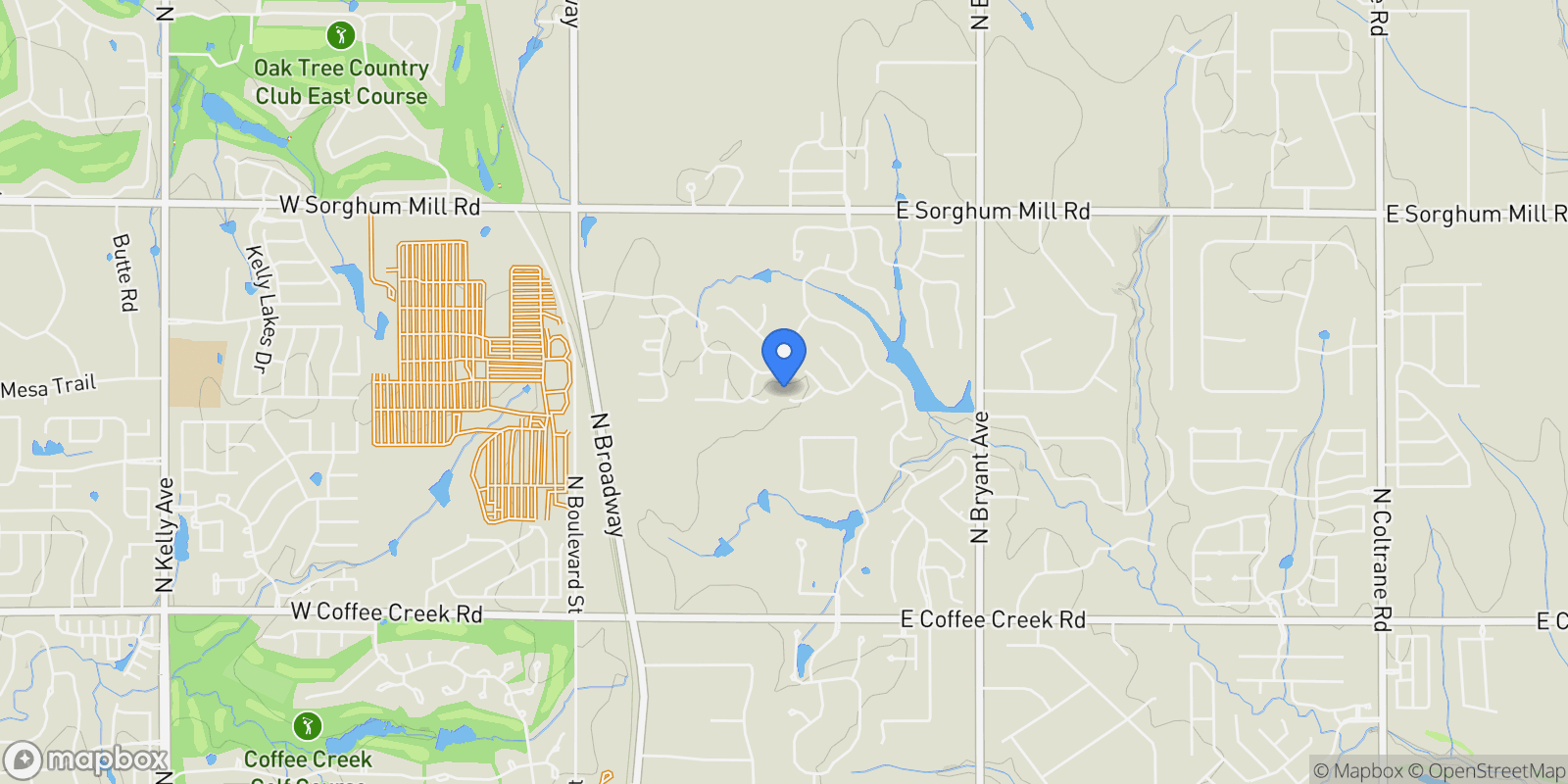 Map showing 701 Tacoma Bridge Court , Edmond, OK 73034, Edmond, Oklahoma, United States.