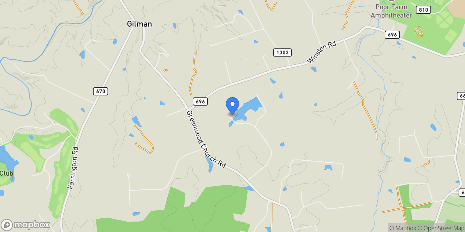 Map showing 13494 LAKEVIEW FARMS PL, ASHLAND, VA 23005, Beaverdam, Virginia, United States.