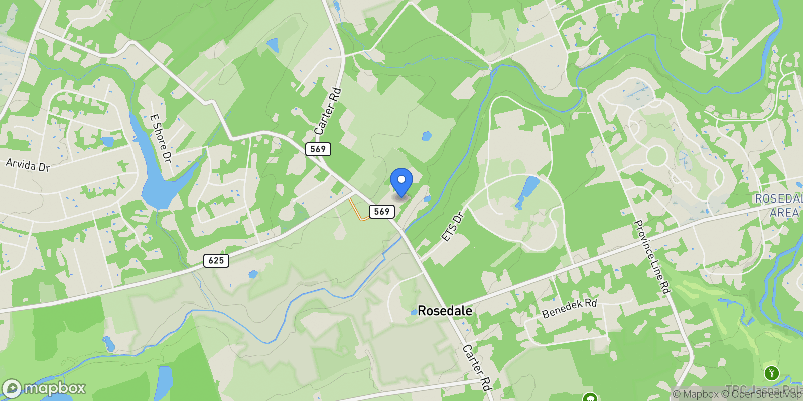 Map showing 272 Carter Road , Princeton, NJ 08540, Princeton, New Jersey, United States.