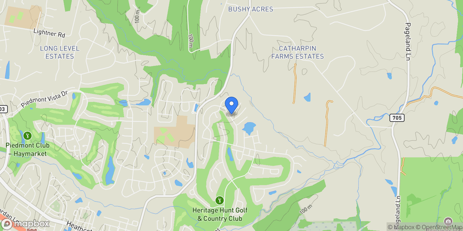 Map showing 6159 FERRIER CT COURT, GAINESVILLE, VA 20155, Gainesville, Virginia, United States.