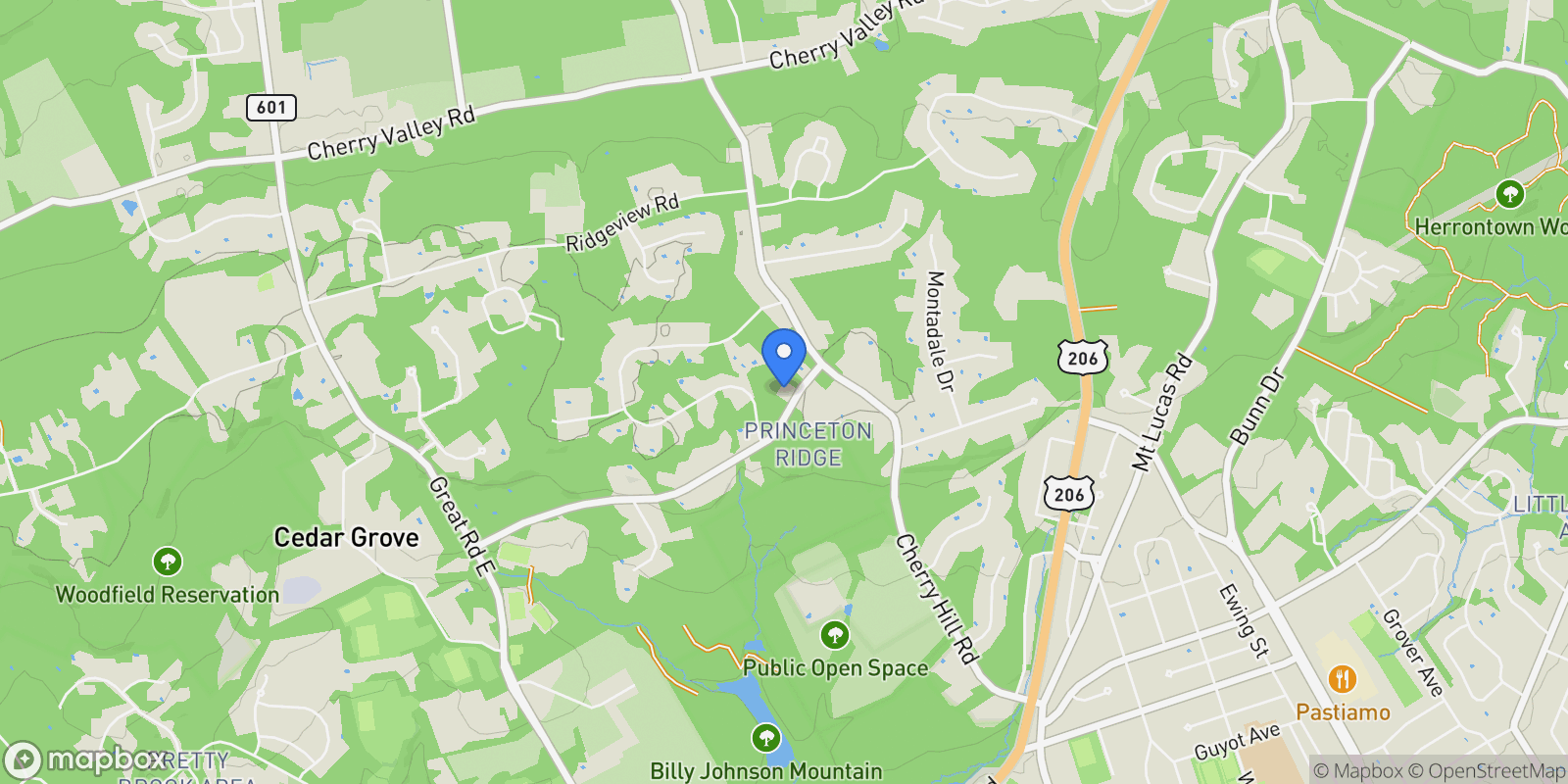 Map showing 945 Stuart Road , Princeton, NJ 08540, Princeton, New Jersey, United States.