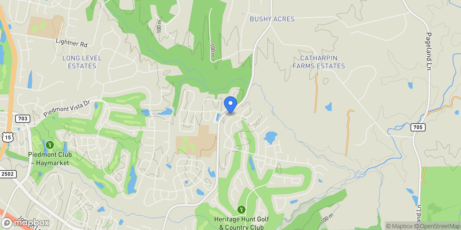 Map showing 13154 TRIPLE CROWN LOOP LOOP, GAINESVILLE, VA 20155, Gainesville, Virginia, United States.