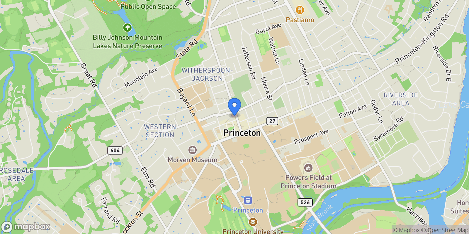 Map showing 722 Avery Lane , Princeton, NJ 08542, Princeton, New Jersey, United States.