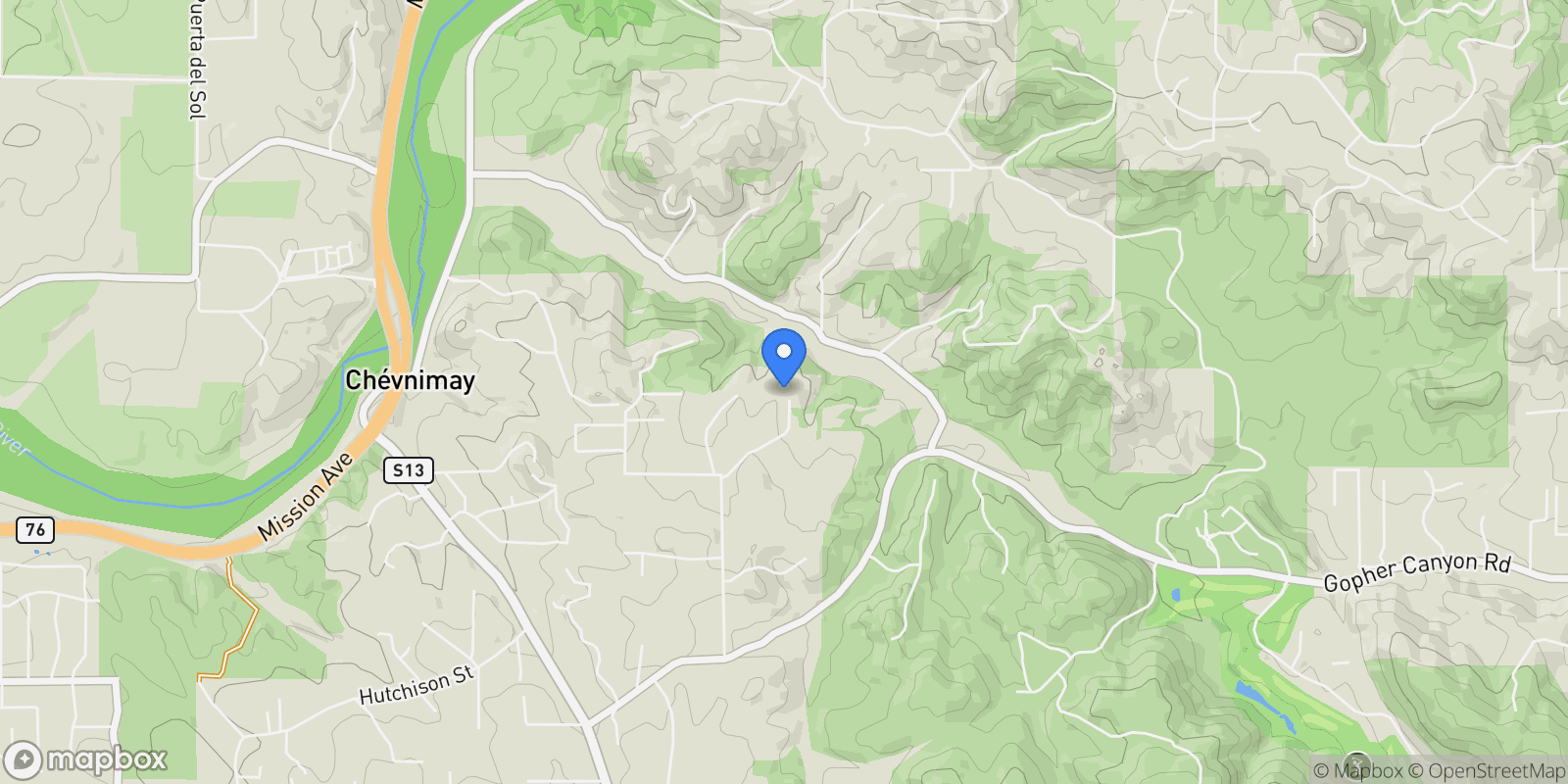 Map showing 1596 Aldorado Drive , Vista, CA 92084, Vista, California, United States.