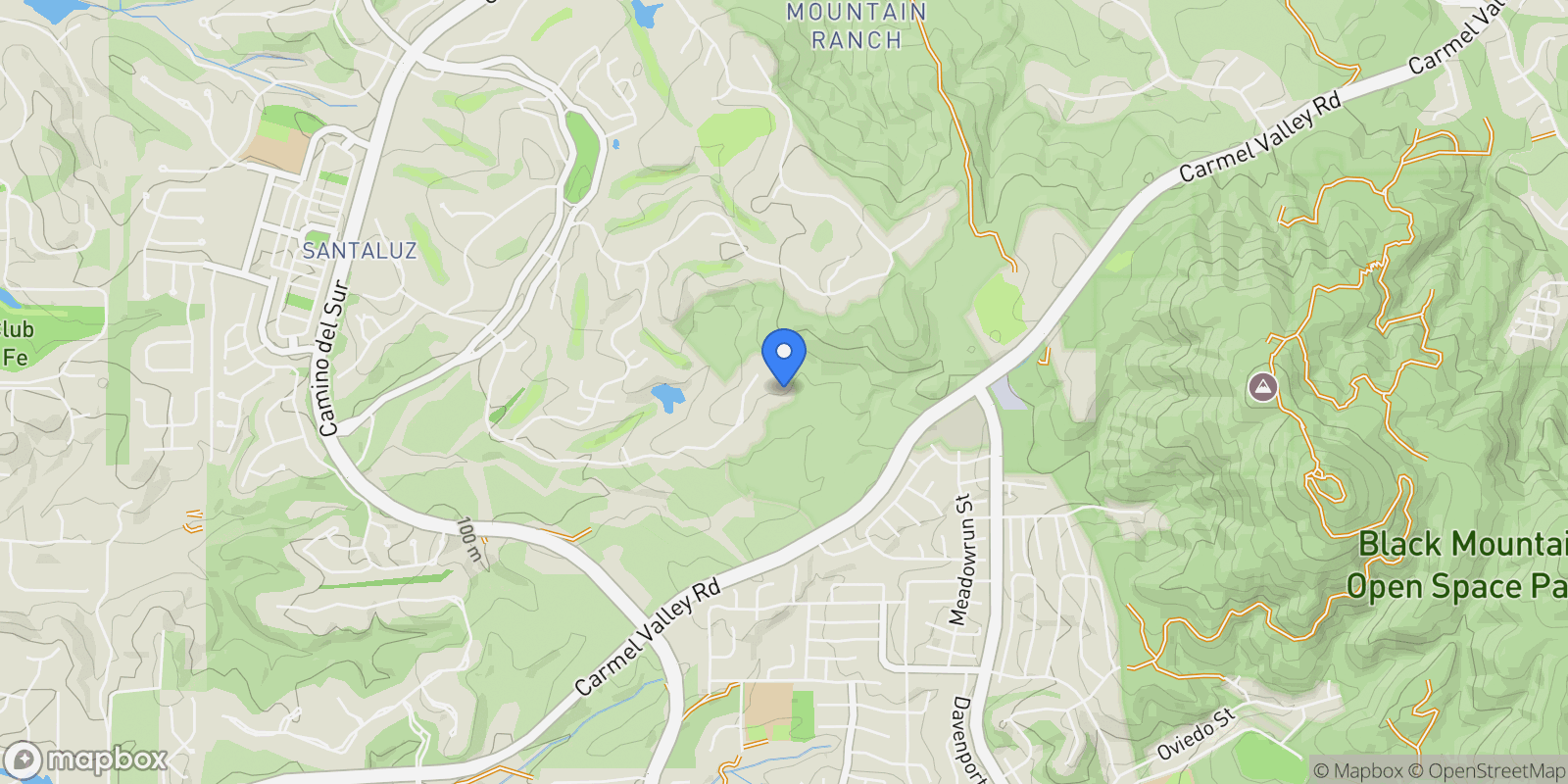 Map showing 8183 Doug Hill , San Diego, CA 92127, Rancho Santa Fe, California, United States.