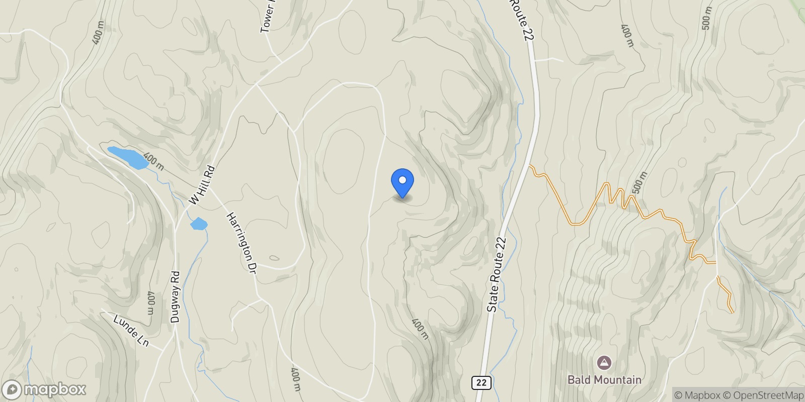 Map showing 470 Harrington Dr, Austerlitz, NY 12017, Austerlitz, New York, United States.