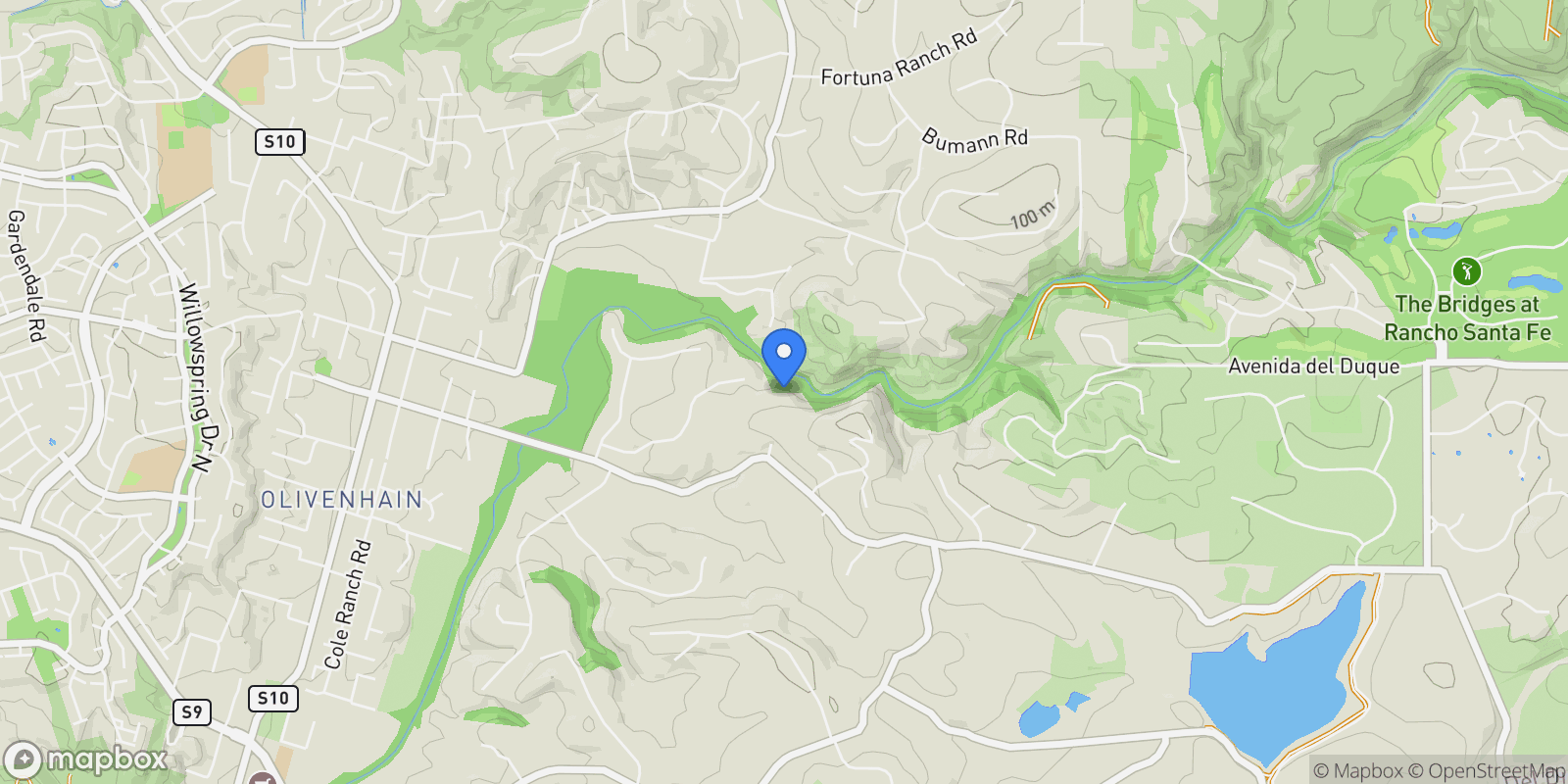 Map showing 18096 Loma Alegre , Rancho Santa Fe, CA 92067, Encinitas, California, United States.