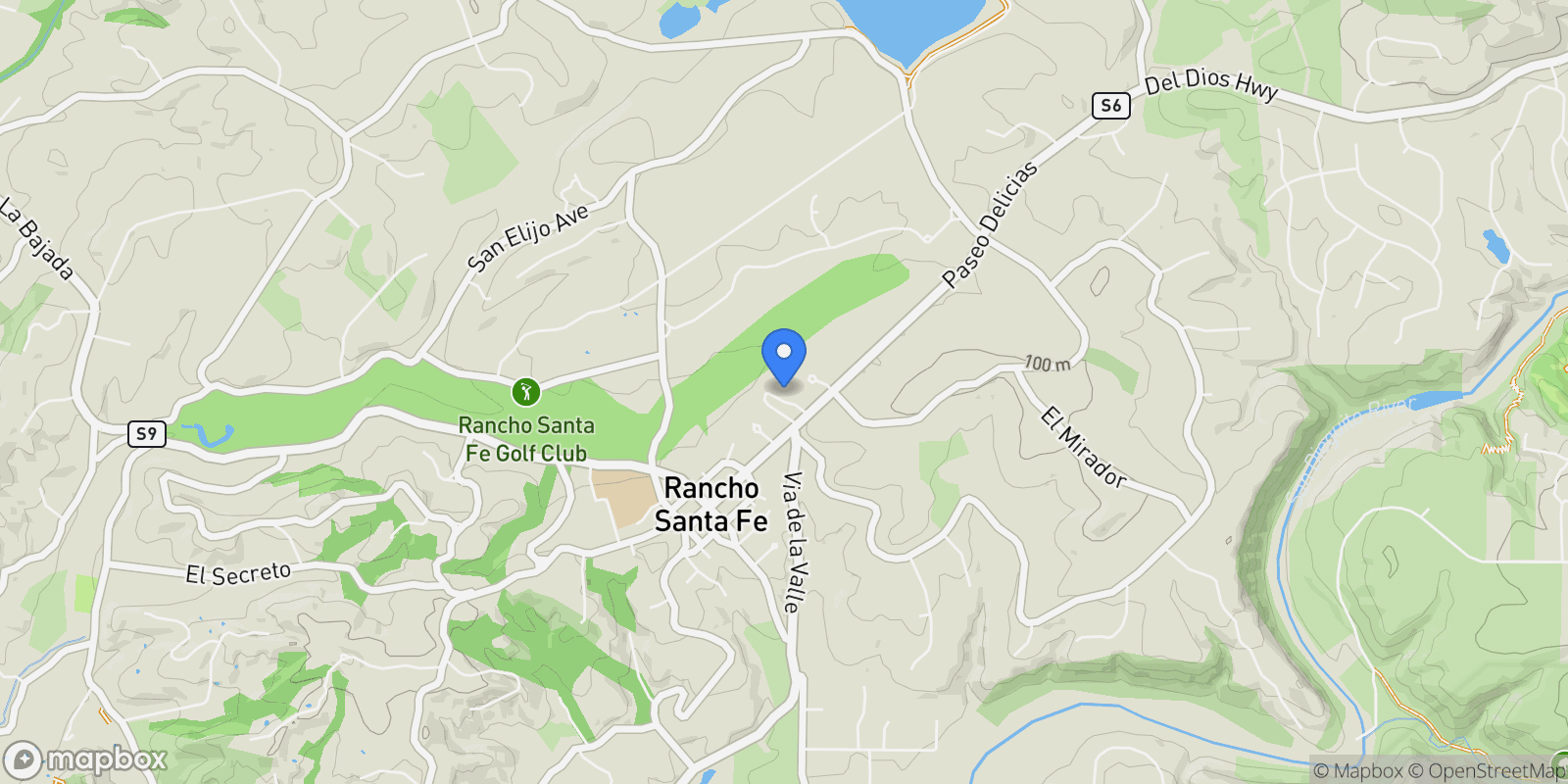 Map showing 6230 La Fremontia , Rancho Santa Fe, CA 92067, Rancho Santa Fe, California, United States.