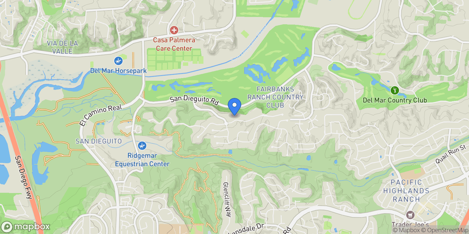 Map showing 4760 Rancho Del Mar Trail , San Diego, CA 92130, San Diego, California, United States.