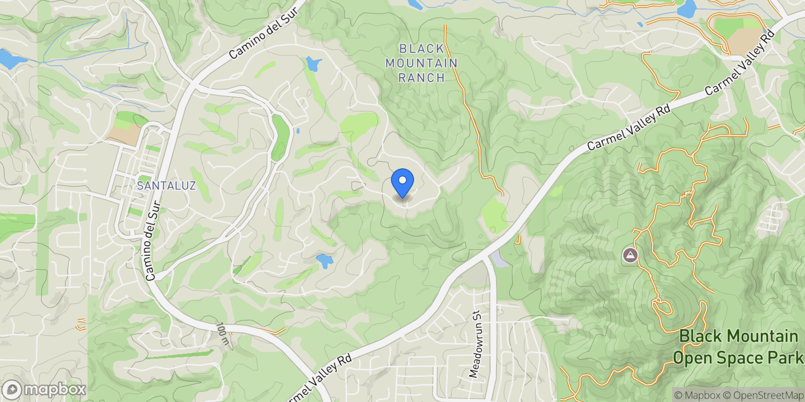 Map showing 8114 Sendero de la Pradera , San Diego, CA 92127, Rancho Santa Fe, California, United States.