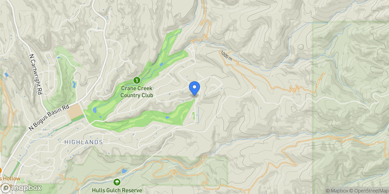 Map showing 1347 E Chardie Road, Boise, ID 83702, Boise, Idaho, United States.