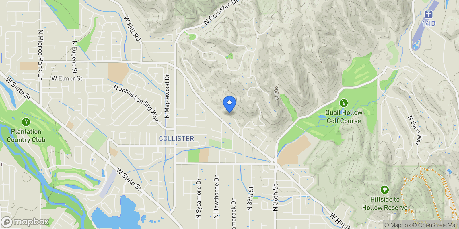 Map showing 4480 N Kitsap Way, Boise, ID 83703, Boise, Idaho, United States.