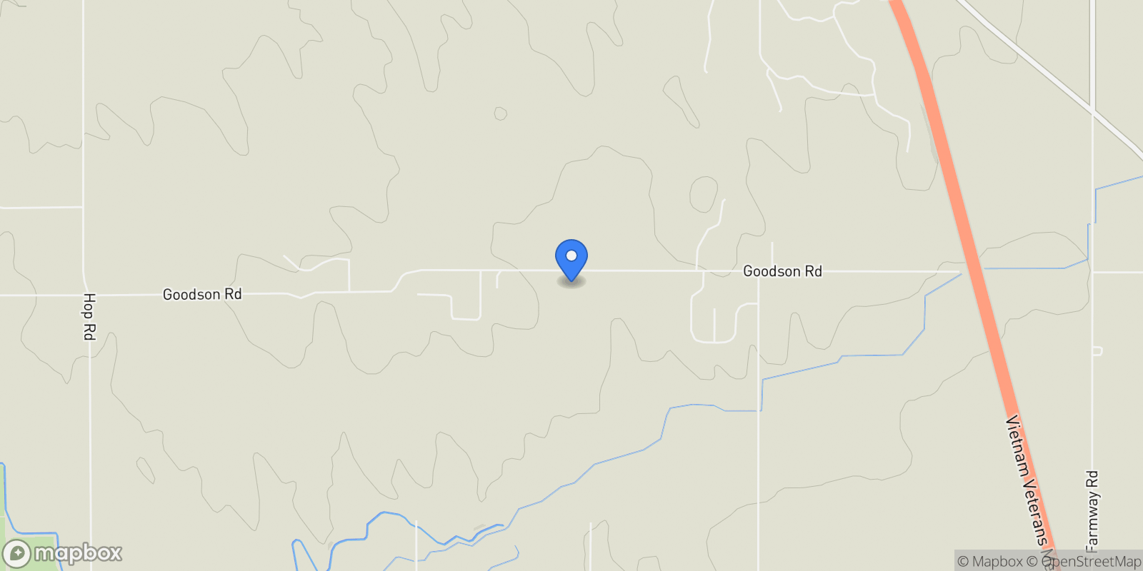 Map showing 17571 Goodson Rd, Caldwell, ID 83607, Caldwell, Idaho, United States.