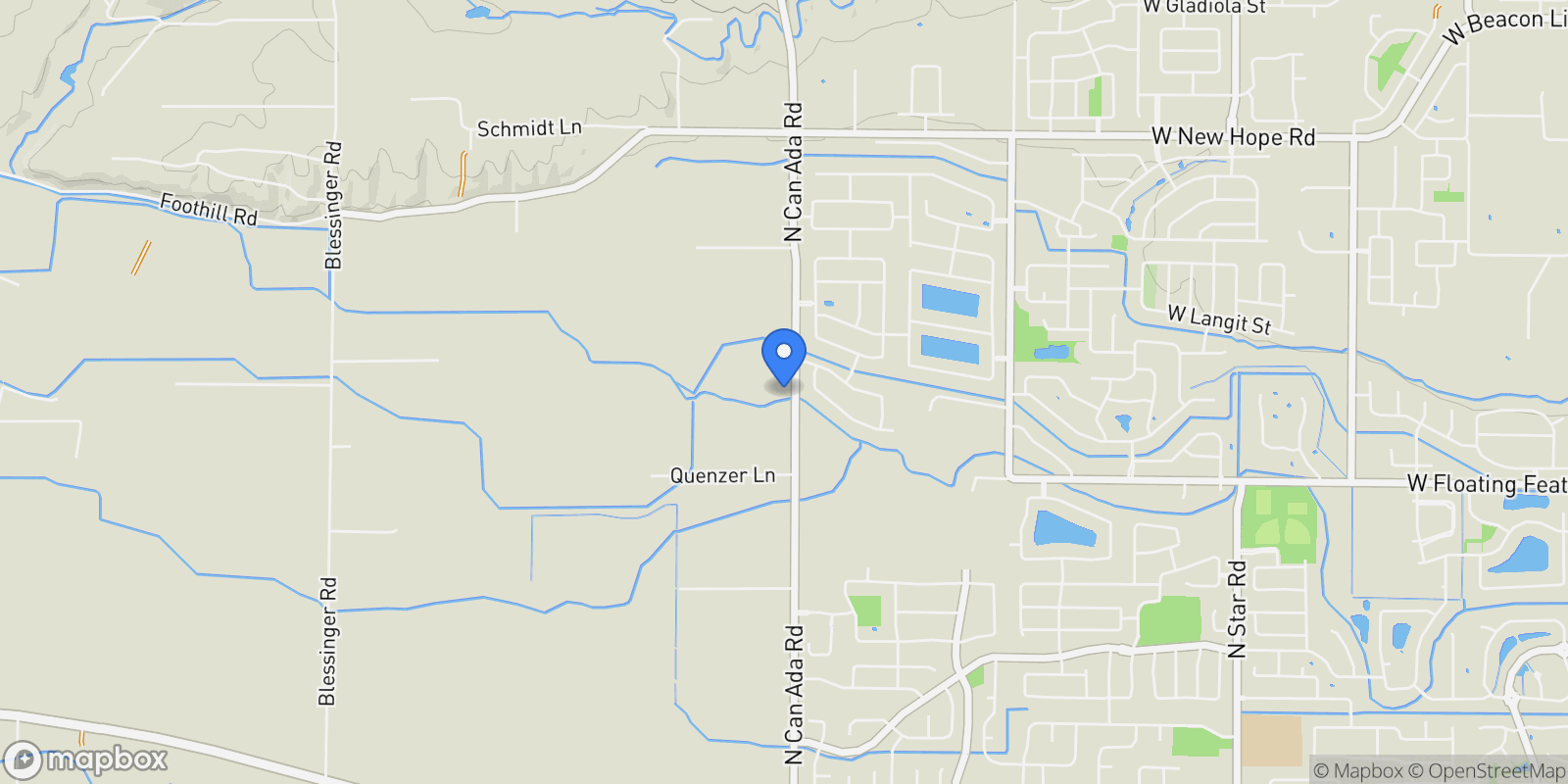 Map showing 23189 N Can Ada Road, Star, ID 83669, Star, Idaho, United States.