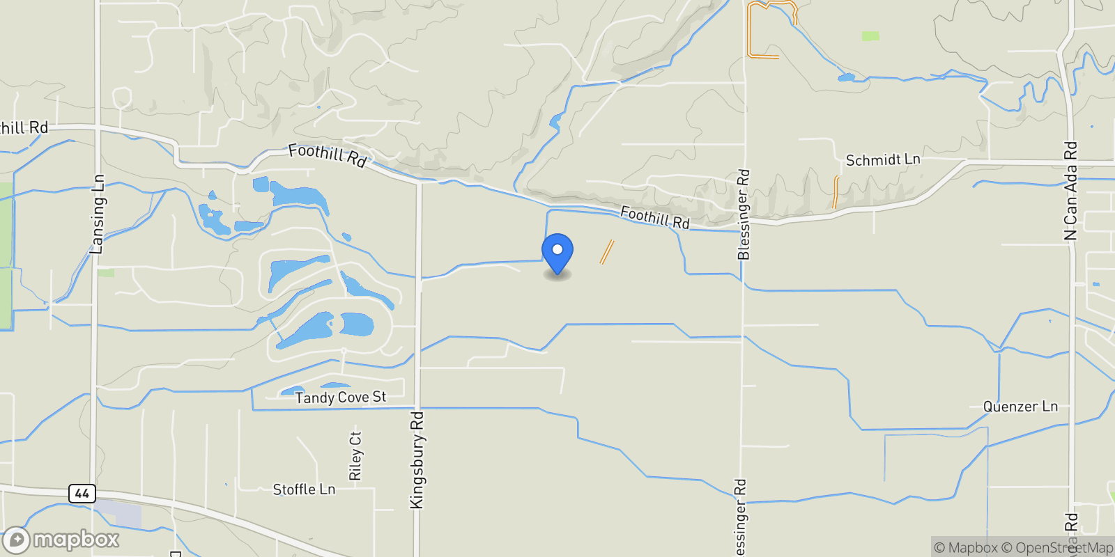 Map showing TBD Kingsbury Rd, Middleton, ID 83644, Middleton, Idaho, United States.