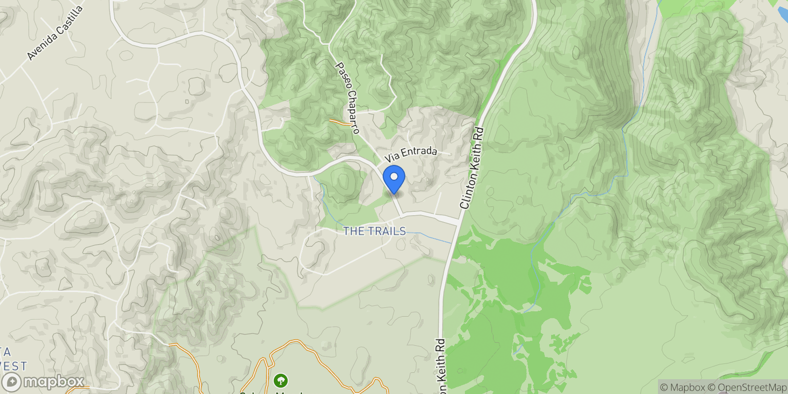 Map showing 0 Avenida La Cresta , Murrieta, CA 92562, Murrieta, California, United States.