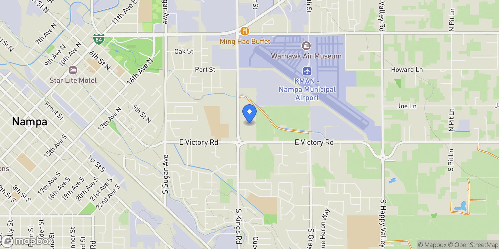 Map showing 3126 E Victory Rd. - 12 Units, Nampa, ID 83687, Nampa, Idaho, United States.