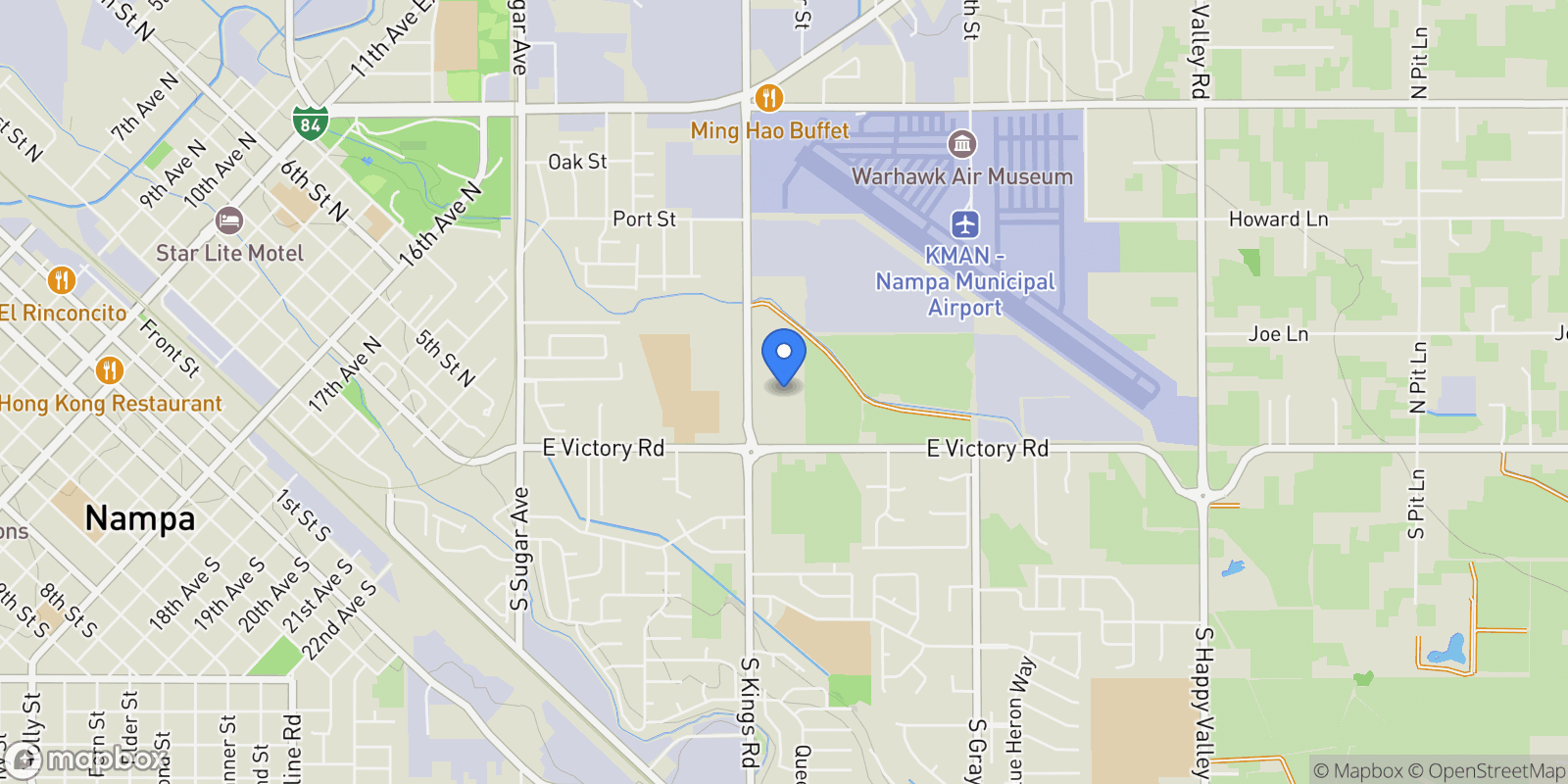 Map showing 3126 E Victory Rd. - 24 Units, Nampa, ID 83687, Nampa, Idaho, United States.