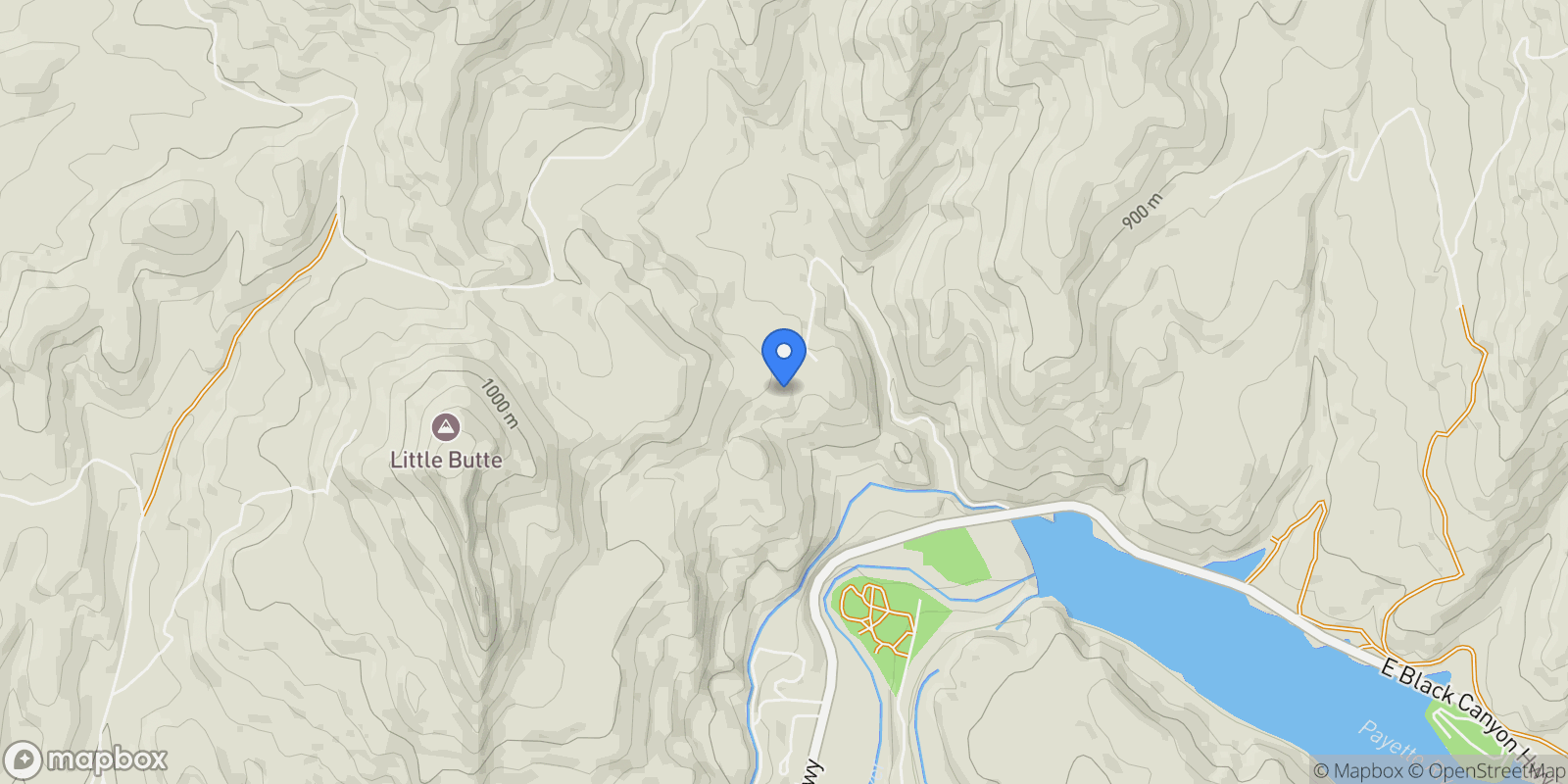 Map showing 5001 Cherry Gulch Lane, Emmett, ID 83617, Emmett, Idaho, United States.
