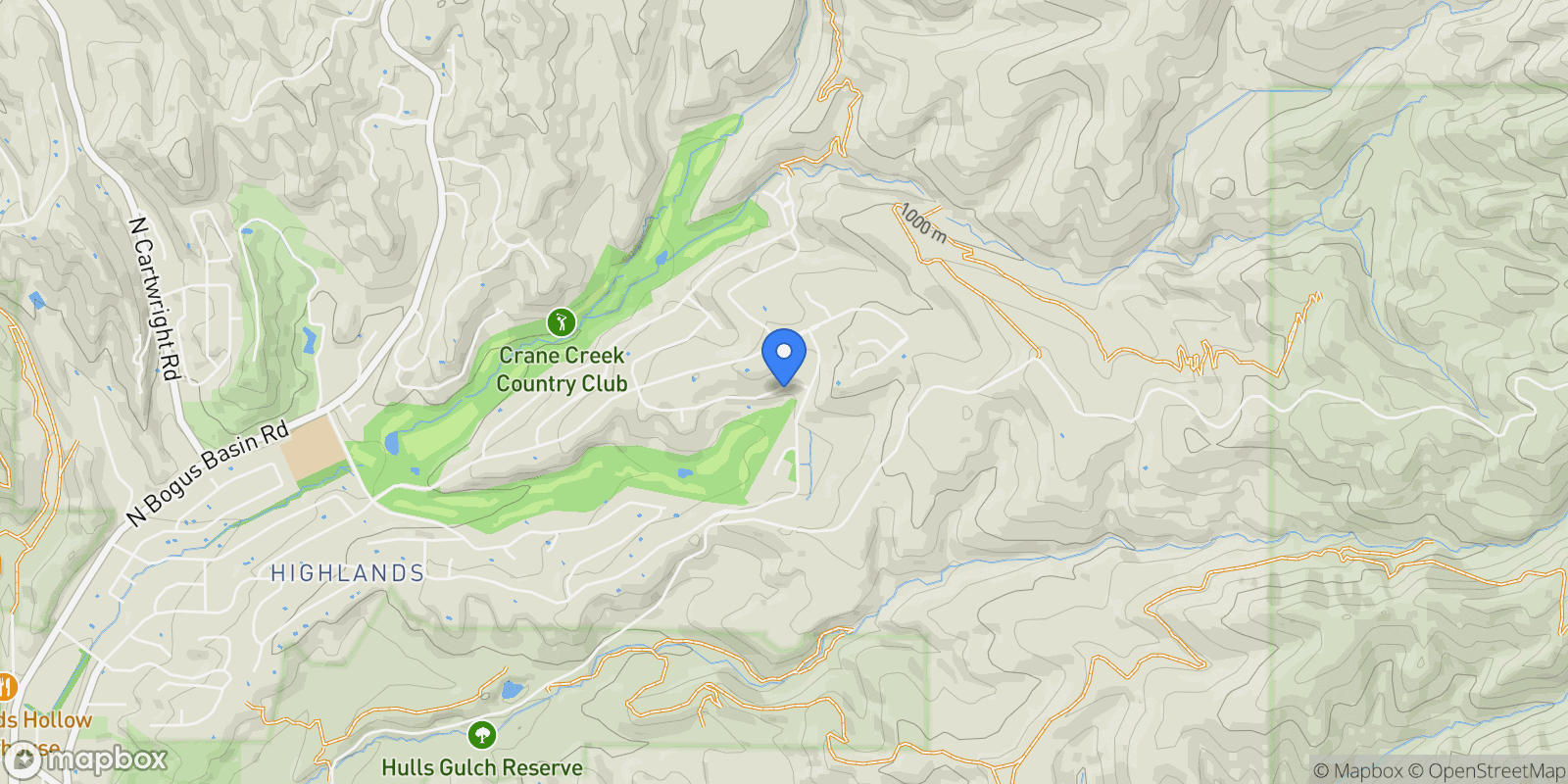 Map showing 1281 E Chardie Road, Boise, ID 83702, Boise, Idaho, United States.