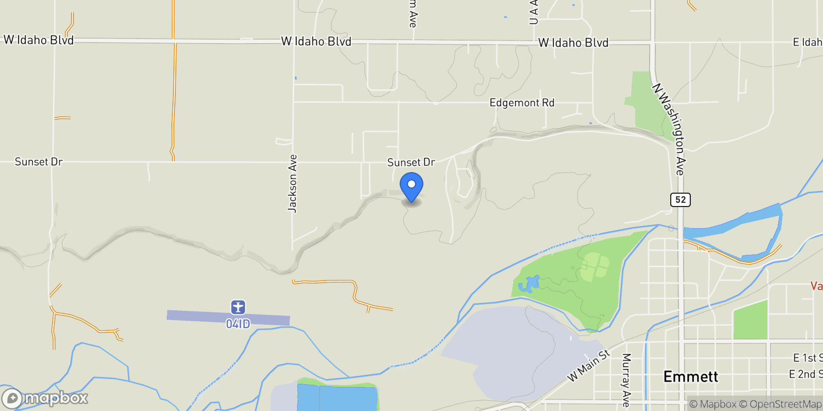 Map showing TBD Idaho Blvd, Emmett, ID 83617, Emmett, Idaho, United States.