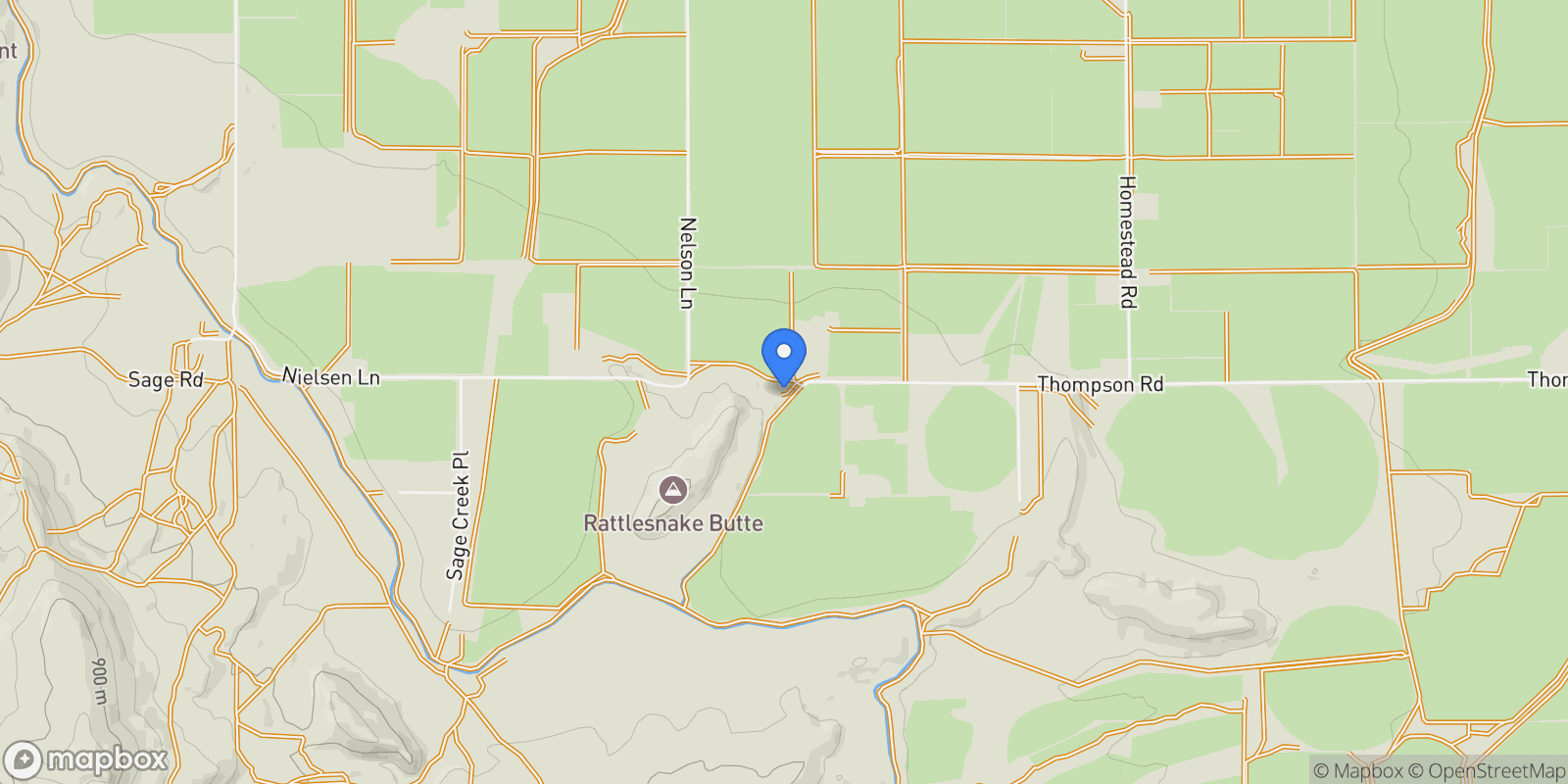 Map showing 2051 Thompson Rd, Homedale, ID 83628, Homedale, Idaho, United States.