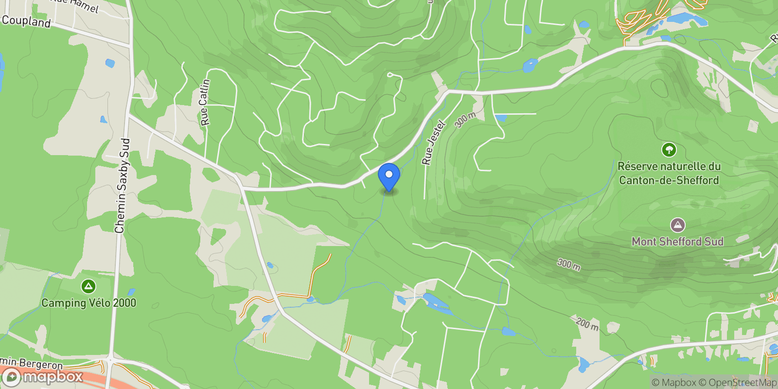 Map showing 567 Ch. du Mont-Shefford, Shefford, Quebec, Quebec, Canada.