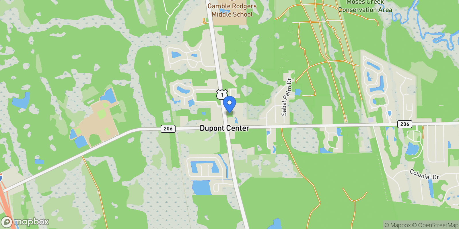 Map showing 6710 S US 1 South, St Augustine, FL 32086, St. Augustine, Florida, United States.
