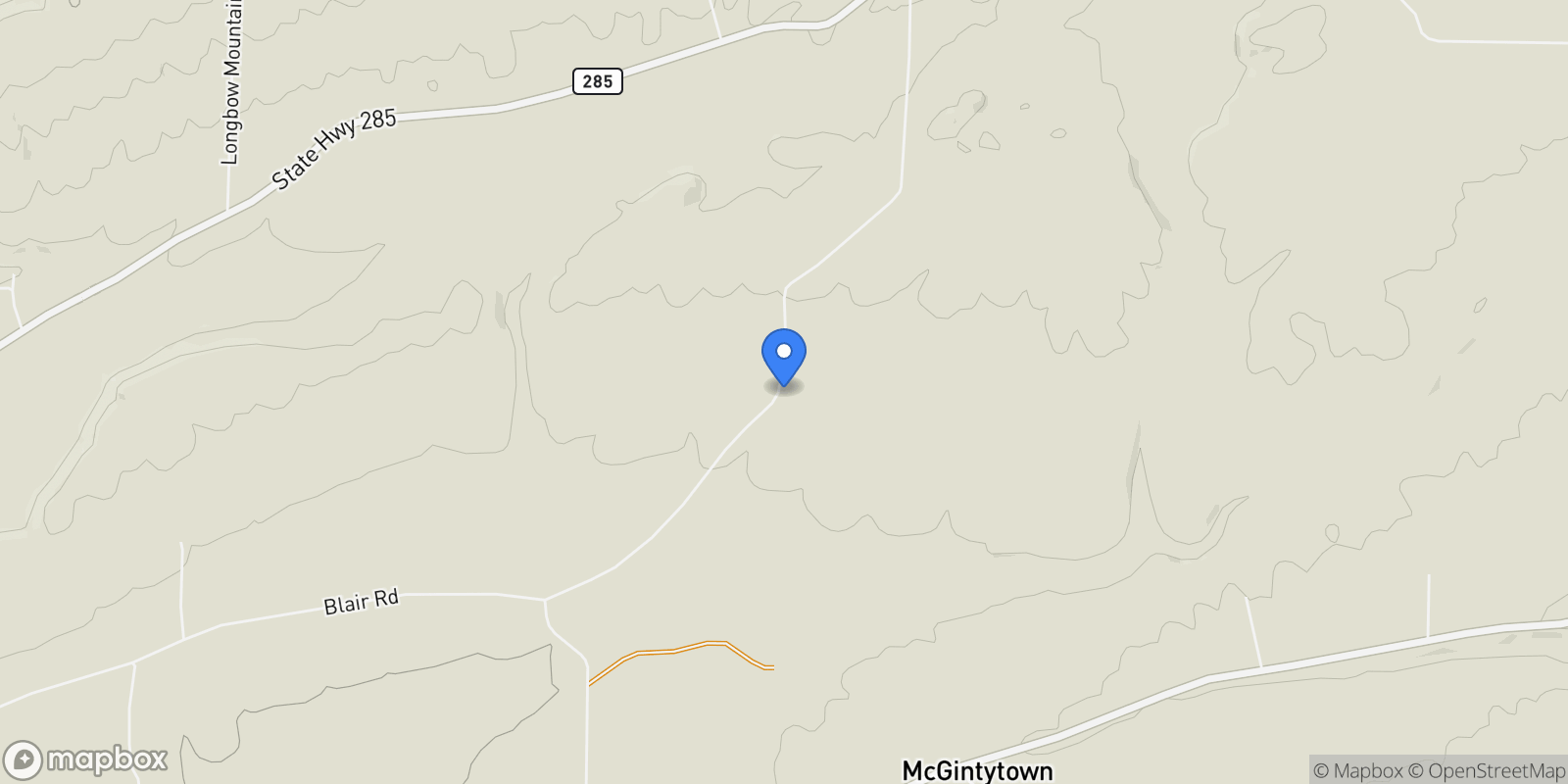 Map showing 172 Blackfork Road, Greenbrier, AR 72058, Greenbrier, Arkansas, United States.