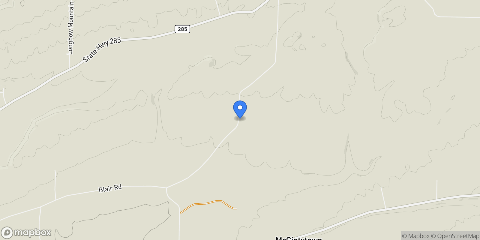 Map showing 172 Blackfork Road, Greenbrier, AR 72058, Greenbrier, Arkansas, United States.
