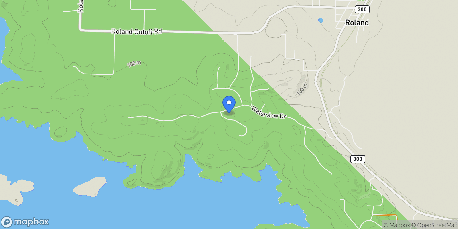 Map showing 21617 Waterview Drive, Roland, AR 72135, Roland, Arkansas, United States.