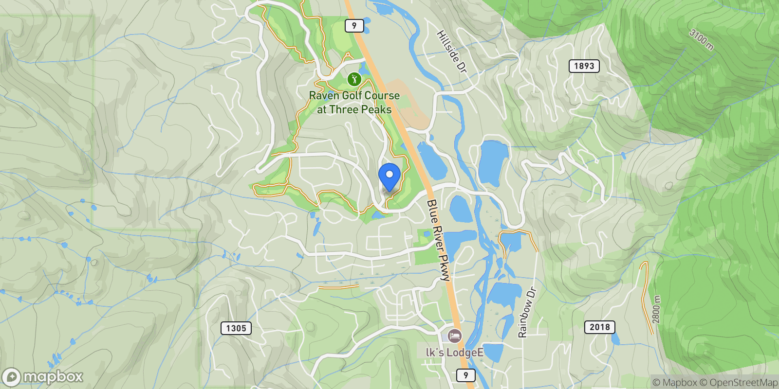 Map showing 104 Talon Circle, Silverthorne, CO 80498, Silverthorne, Colorado, United States.