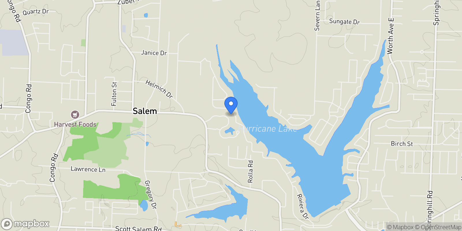 Map showing 6833 Hilo Ave, Benton, AR 72019, Benton, Arkansas, United States.